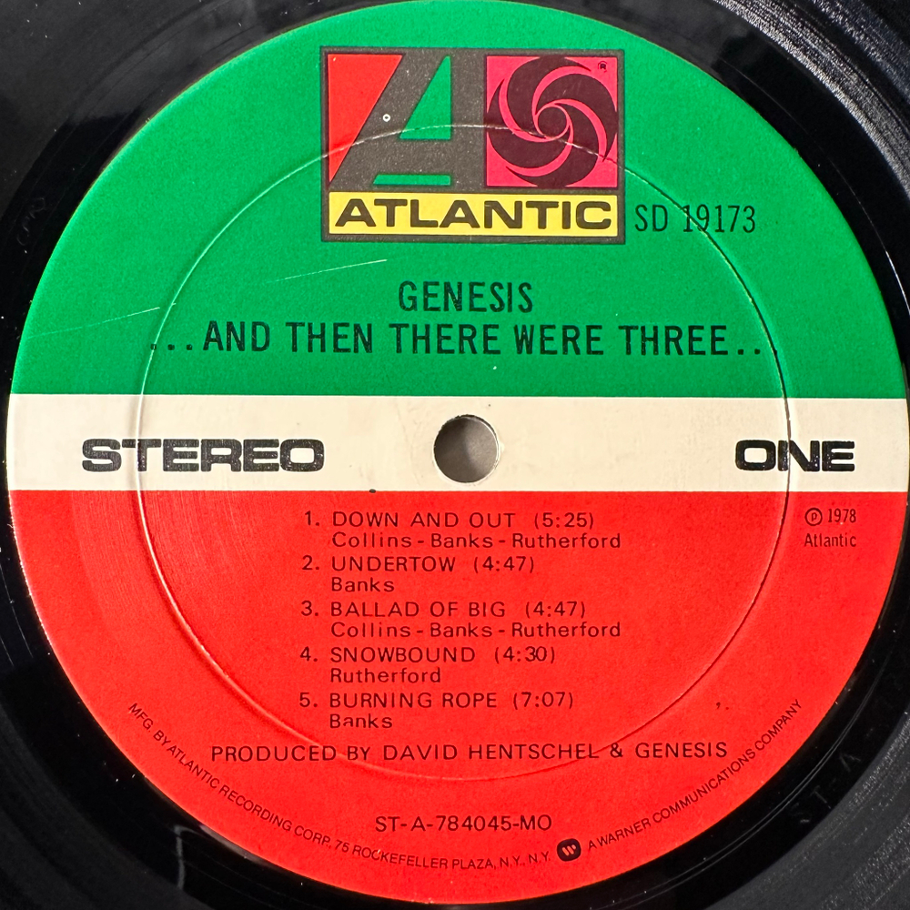 Genesis ‎– And Then There Were Three (США 1978г.)