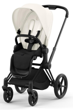 Коляска Cybex Priam IV Matt Black complete Cloud G Lava Grey Base G 4 в 1 Off White