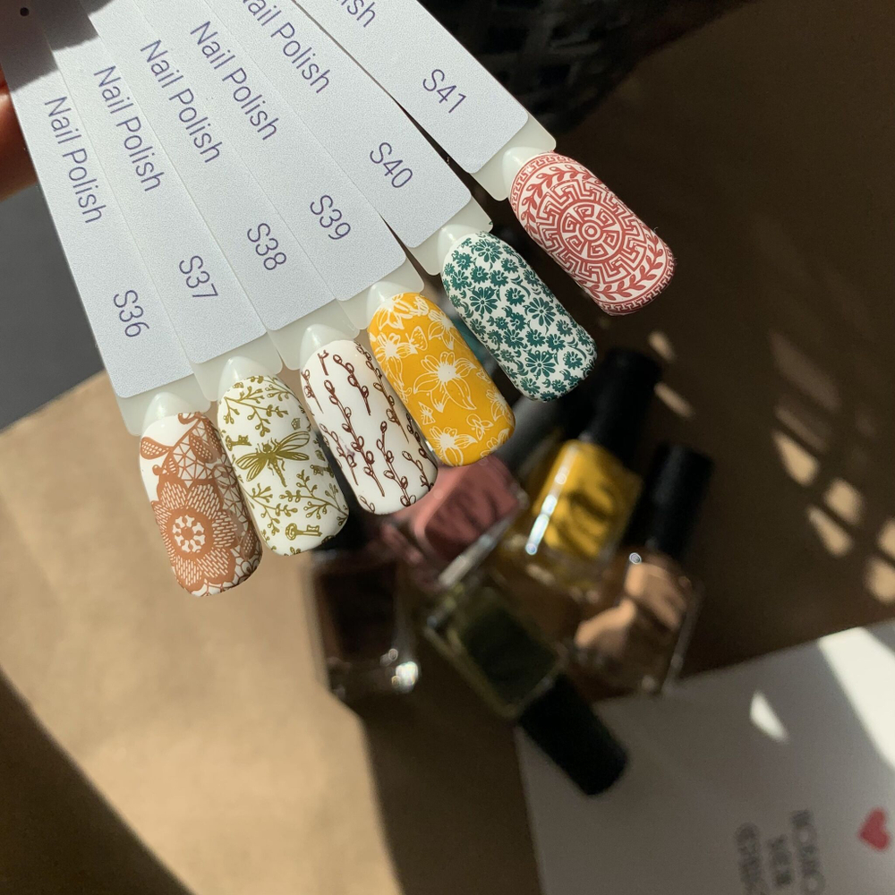 Лак для стемпинга Swanky Stamping S39, горчичный 6мл.