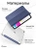 Чехол книжка для iPad 10 2022 (10.9")/ A16 2025 Gurdini Origami Case Темно Синий