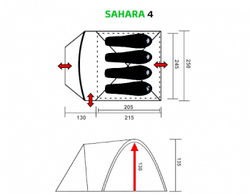 Палатка  Premier Fishing  Sahara 4 Premier [153690]