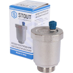 Воздухоотводчик автоматический STOUT - 3/4" (НР, PN10, Tmax 110°C, воздухоотвод сверху)