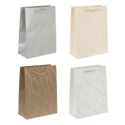 GAEM Пакет подарочный S (бумага 210г/м2, блок микс 12шт), L17,5 W8,5 H24 см, 4в.