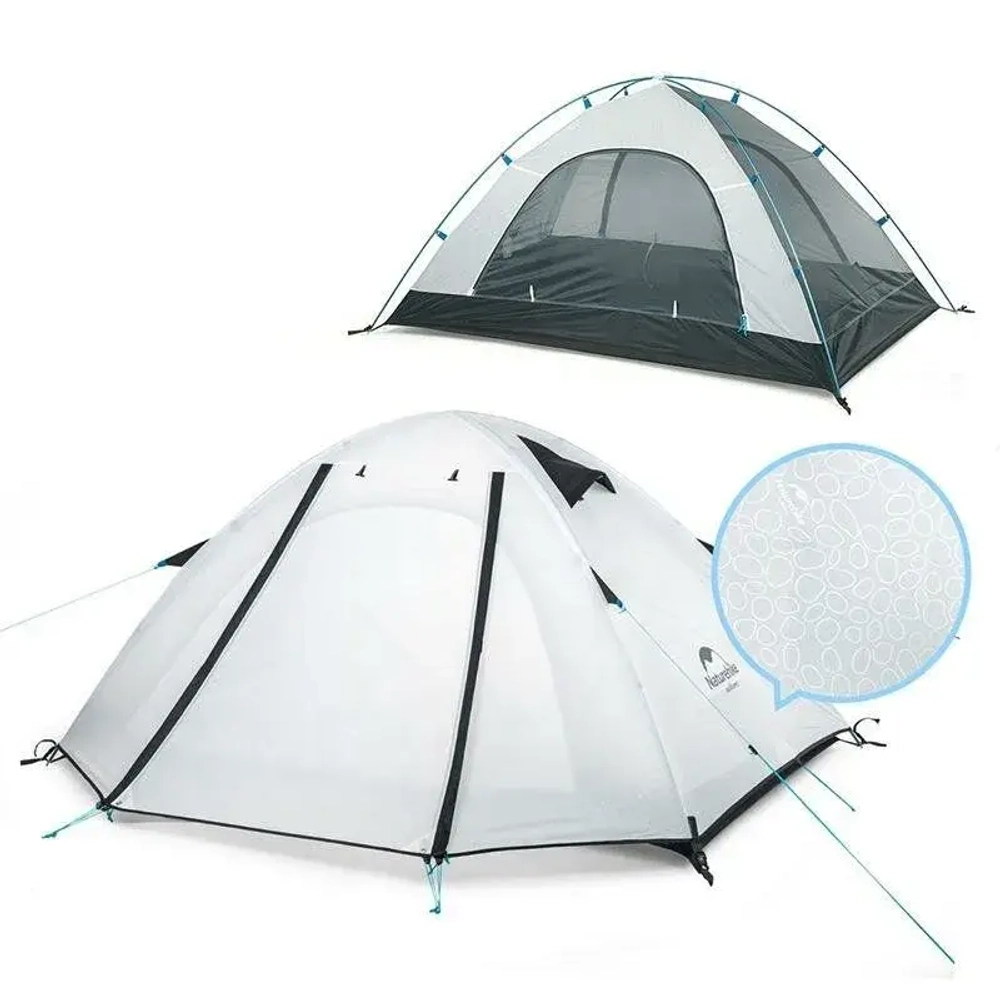 ПАЛАТКА NATUREHIKE 2-Х МЕСТНАЯ 210T65D NH18Z022-P