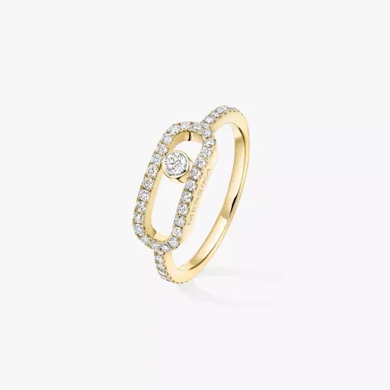 Кольцо Messika Move Uno pave ring large