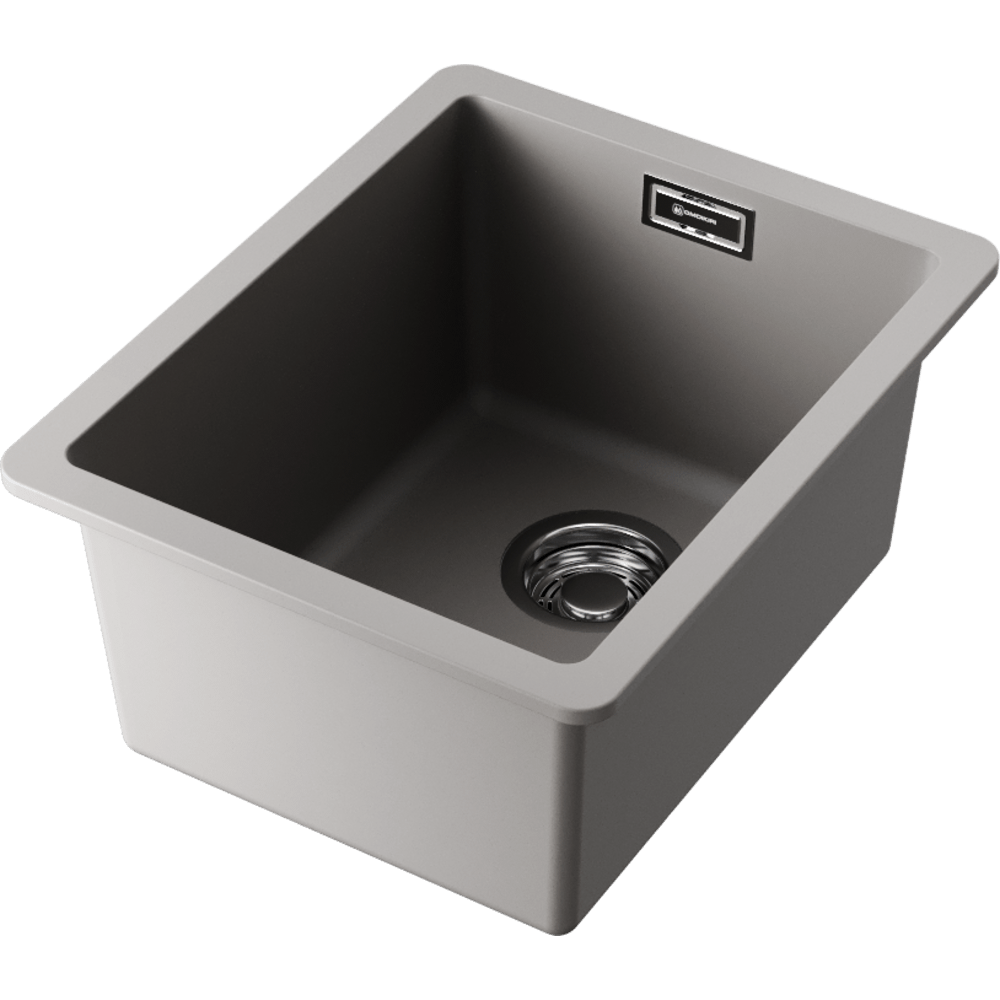 Мойка кухонная Omoikiri Kata 34-U-GR Artgranit, leningrad grey