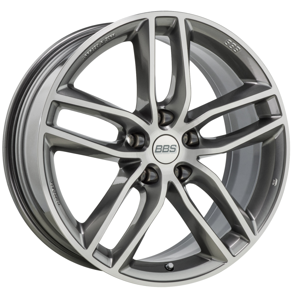 Диск колесный BBS SX 8.5x19 5x112 ET32 CB82.0 platinum silver/diamond cut