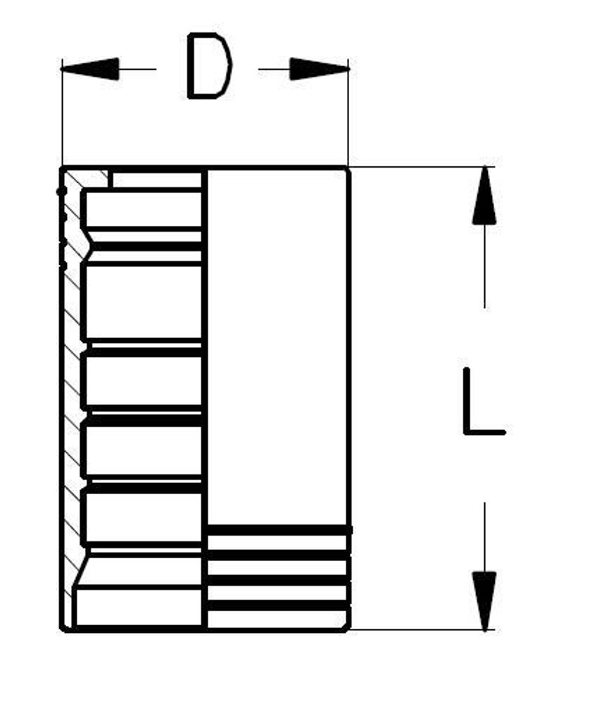 Муфта DN 38 4SH Interlock |