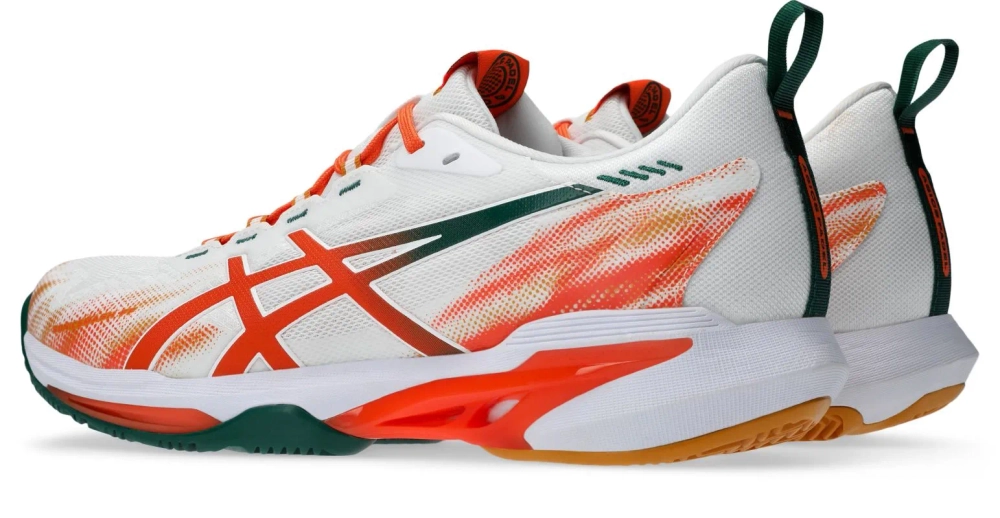 Мужские кроссовки для Padel Asics Sonicsmash FF - white/energy orange
