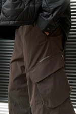 Брюки Nothomme Monterest Wide-Leg Paratrooper Pants Nothomme Monterest "Dark Roasted Brown Coffee"