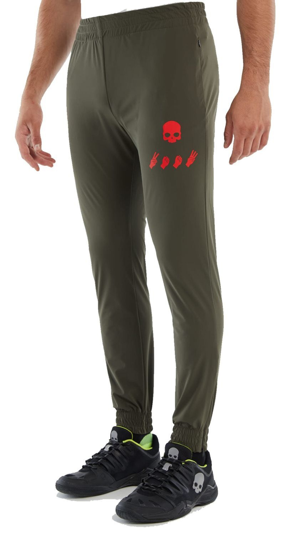 Мужские теннисные штаны Hydrogen Tech Pants - зеленый