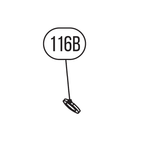 Запчасть №116B для HGSR. Шайба