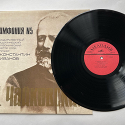 Винтажная виниловая пластинка LP П. И. Чайковский, Константин Иванов, The Six Symphonies Шесть Симфоний (СССР 1979)