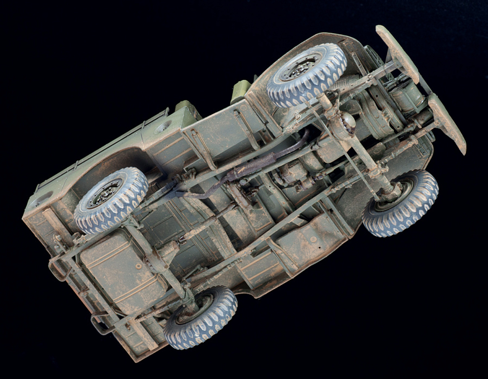 Американский армейский автомобиль ВС (WC)-52 "Три четверти" с лебедкой