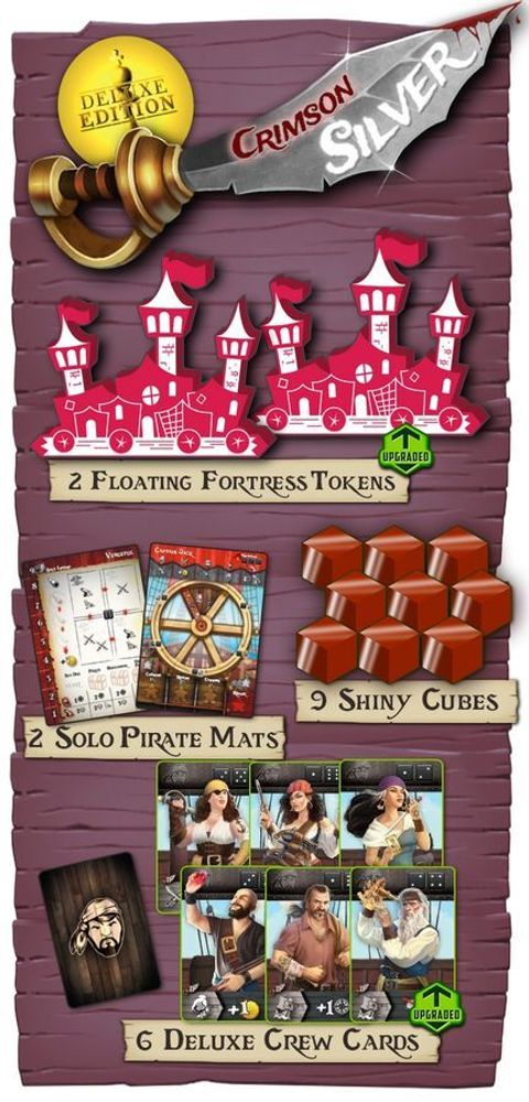 (Бронь) Tiny Epic Pirates – Kickstarter Deluxe Promo – Crimson Silver (Бронь) Tiny Epic Pirates – Kickstarter Deluxe Promo – Crimson Silver