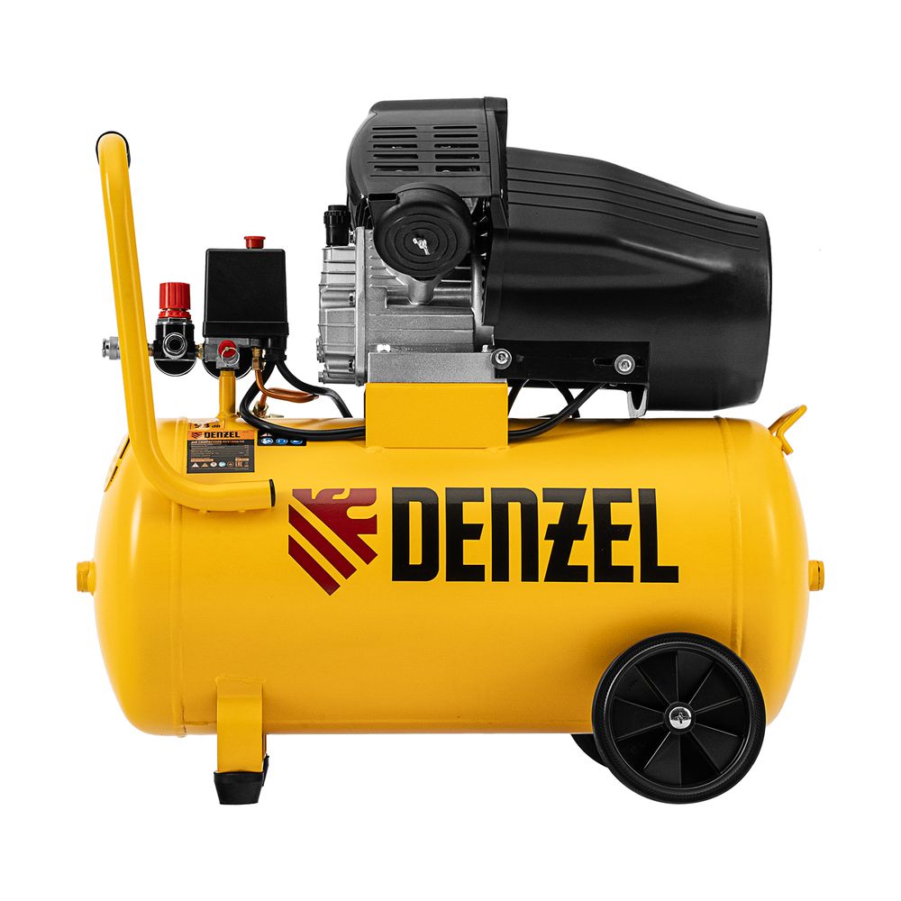 Компрессор масляный воздушный Denzel DCV1800/50, 1.8 кВт, 50 л, 320 л/мин, прямой привод