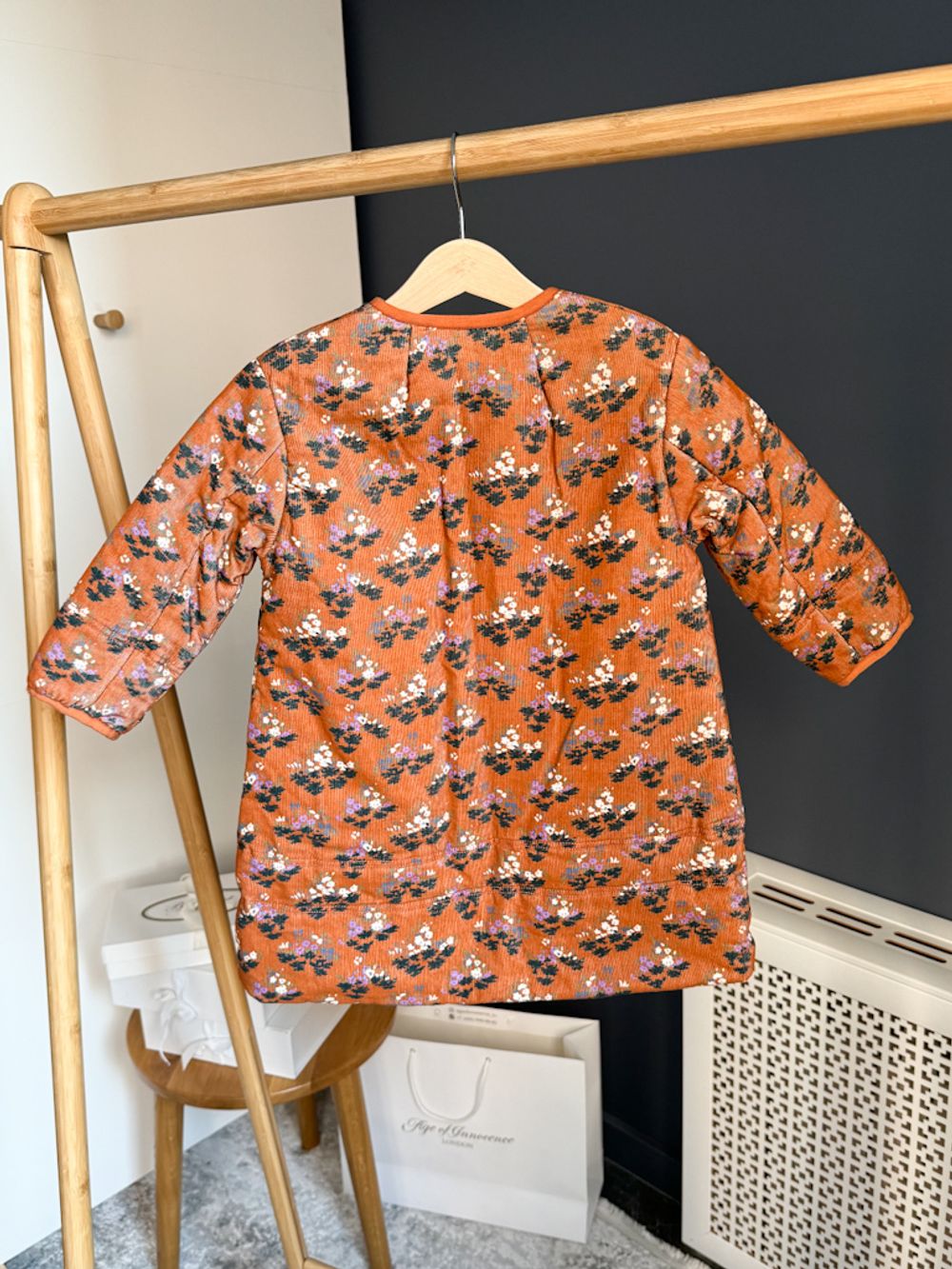 Вельветовое пальто Caramel, 98