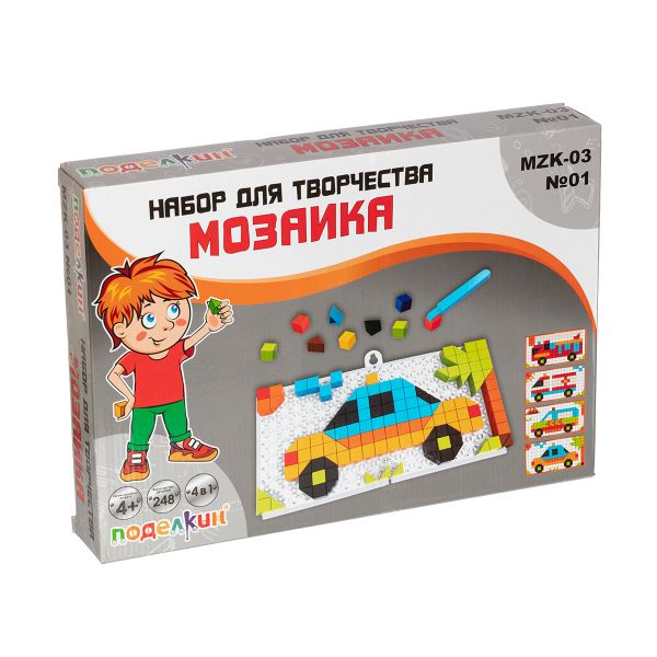 Мозаика №01 Специальный транспорт, Поделкин MZK-03