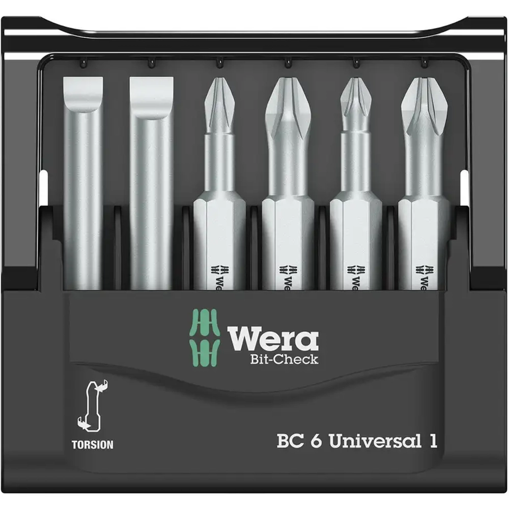 Набор насадок, Bit-Check 6 Universal 1 WERA 05056474001