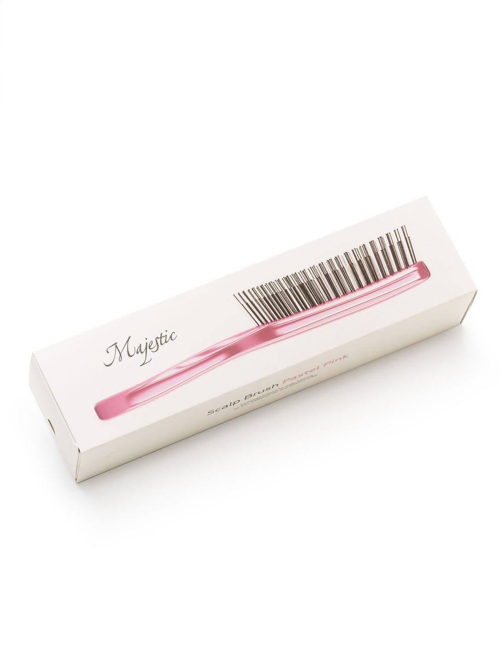 Расческа Majestic Scalp Brush розовый жемчуг