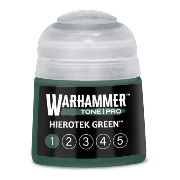 Краска Hierotek Green 1 — Warhammer Tone Pro, 12 мл, 20-271 (ПРЕДЗАКАЗ)