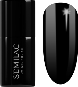 Semilac UV Hybrid Black & White - Гибридный лак для ногтей оттенок 031 Black Diamond, 7 ml