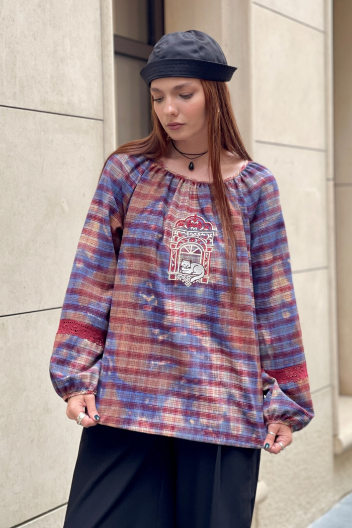 Blouse "Polina. Plaid"