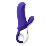 Фиолетовый вибратор 17,6см с клиторальным отростком Satisfyer Magic Bunny