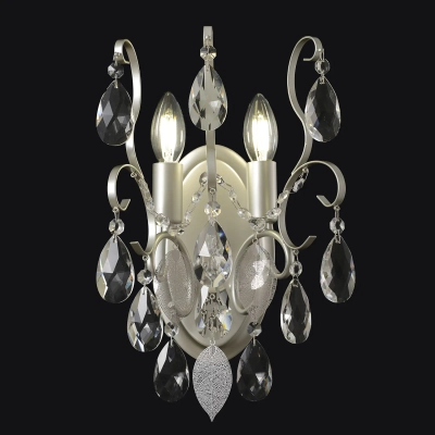 Бра Crystal Lux ESMIRALDA AP2 SILVER 0524/402