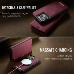 Чехол-кошелек CaseMe 2 in 1 MagSafe iPhone 16 Pro Max