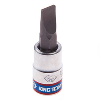 KING TONY (203207) Насадка (бита) торцевая 1/4", L = 37 мм, Slotted SL7.0