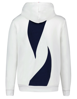 Мужская теннисная кофта Le Coq Sportif SAISON 1 Hoody N°1 SS23 - new optical white