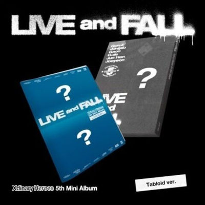 Альбом XDINARY HEROES - LIVE AND FALL 5th Mini Album TABLOID Version