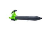 Аккумуляторный воздуходув пылесос Greenworks GD40BVK5, 2406907UG,40v, АКБ 5 А·ч и ЗУ