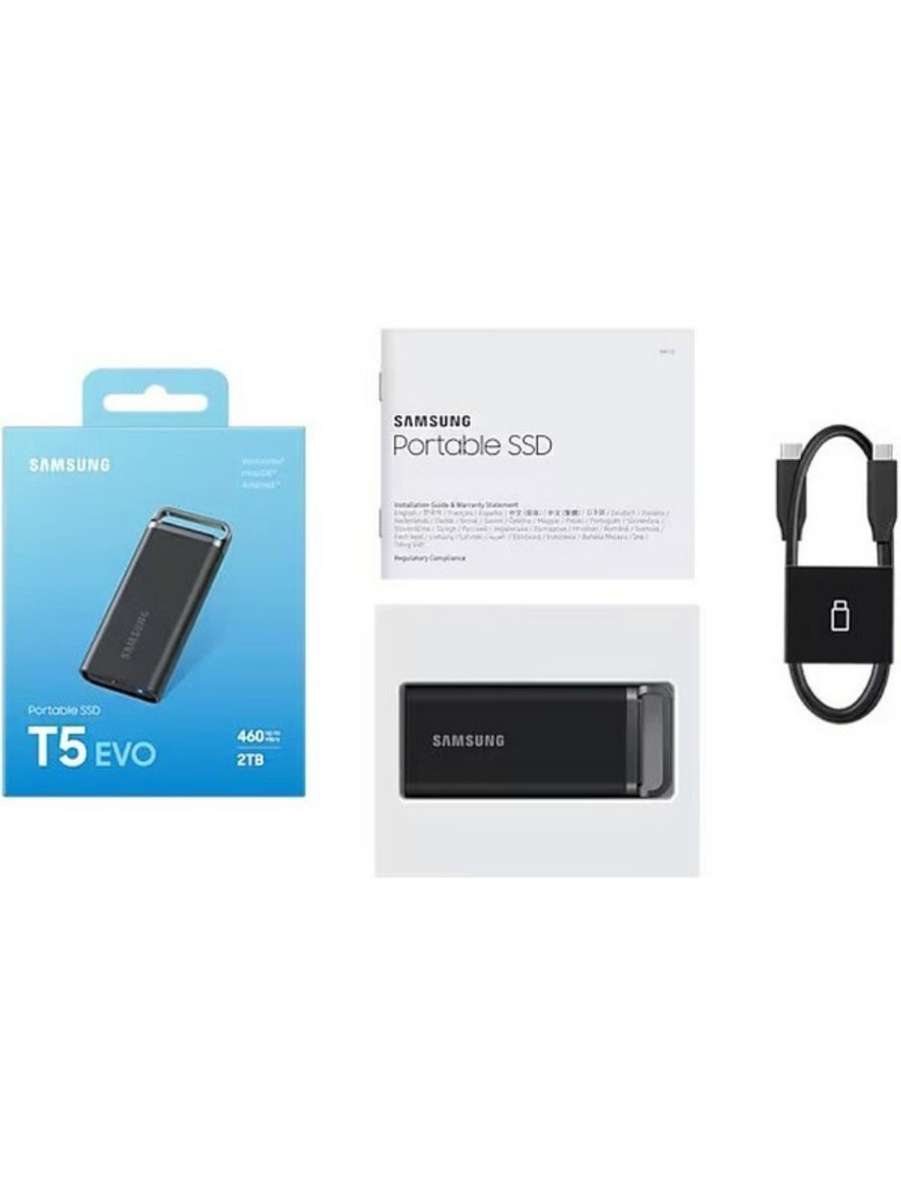 Внешний накопитель SSD 2Tb Samsung T5 EVO External, MU-PH2T0S/WW