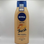 06.2024 срок . NIVEA Sun Touch увлажняющий лосьон для тела с эффектом автозагара, обогащенный экстрактом гинкго и маслом виноградных косточек 400 мл (Из Эстонии)