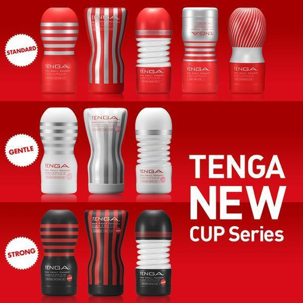 Мастурбатор Tenga Original Vaccum Cup Hard Глубокий Ротик черный