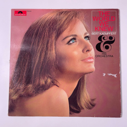Винтажная виниловая пластинка LP Bert Kaempfert and His Orchestra, The World We Knew (Германия 1967)