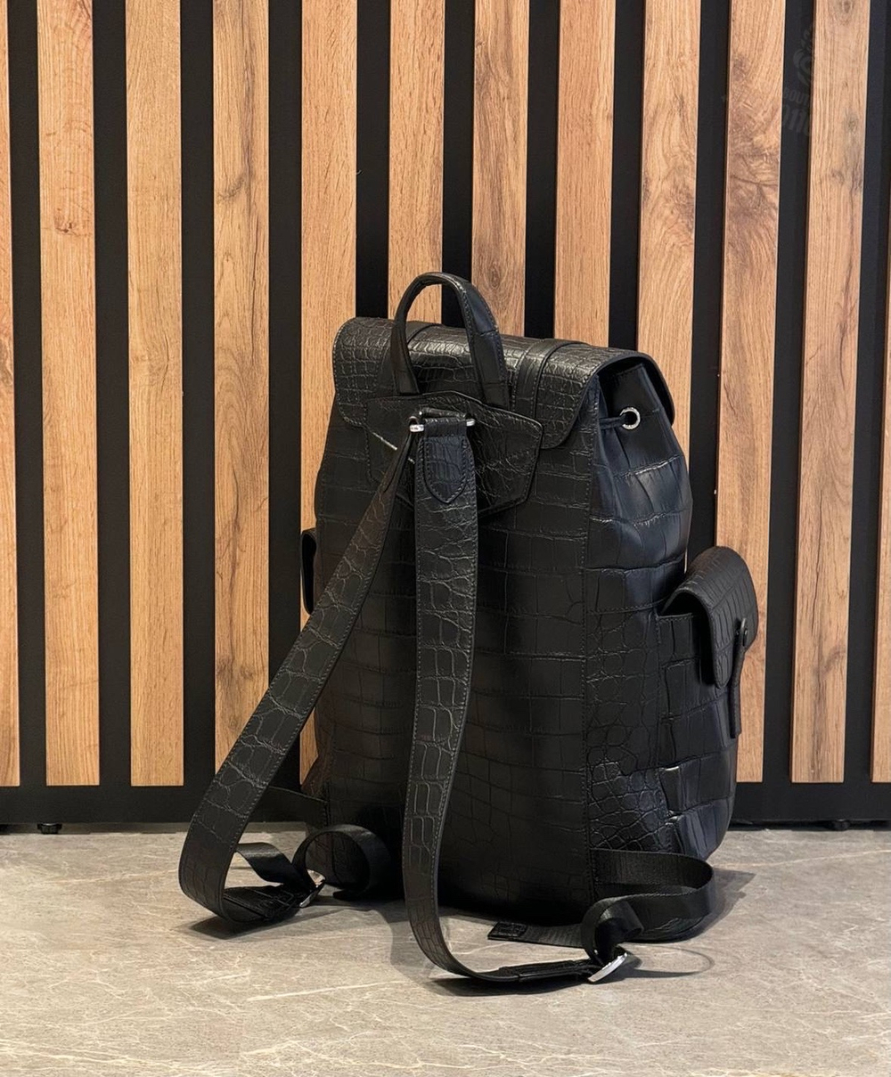 Рюкзак Louis Vuitton Christopher из кожи крокодила