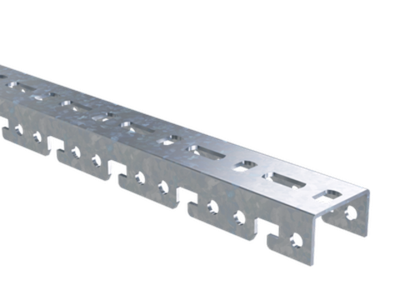 Профиль BPF, для консолей быстрой фиксации BBF,  L1200, толщ.2,5 мм, горячеоцинкованный