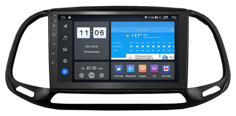 Магнитола для FIAT Doblo 2015+ - AK508R9-MTK-LTE Android 10, SIM-слот
