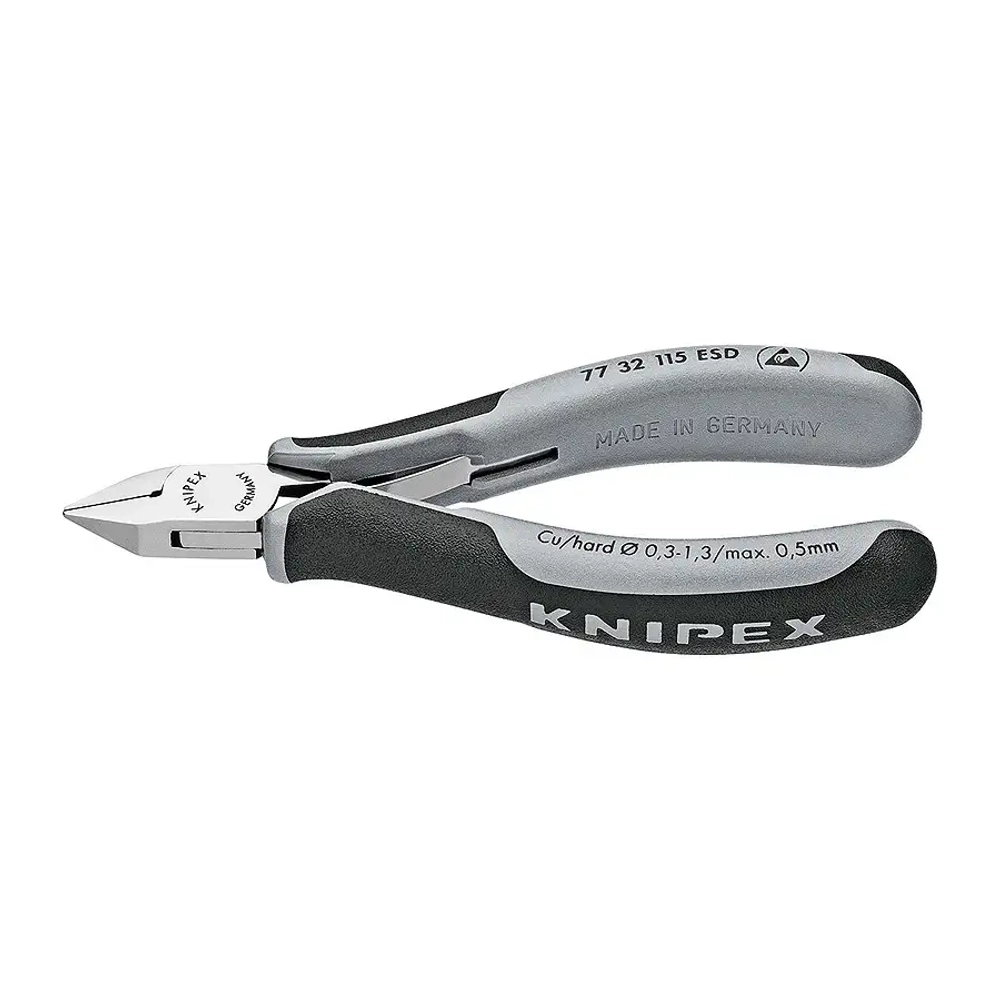 Кусачки боковые для электроники антистатические 115 мм Knipex 77 32 115 ESD