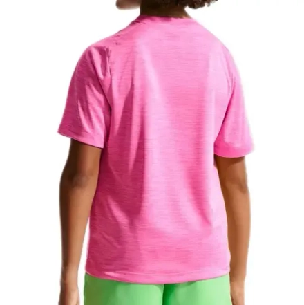 Футболка для девочки Nike Boys Multi Dri-FIT Short-Sleeve - playful pink/pink risewhite