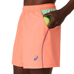 Мужские теннисные шорты Asics Padel Court 7in - vivid coral/menthol