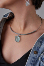 HMG 1324 S steel Чокер трансформер Сталь, aqua quartz арт.1392