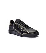 Кожаные кроссовки Emporio Armani - черный(X4X598 XD431)