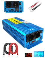 Инвертор 12V-220V 4000W чистый синус (синий) Lvyuan