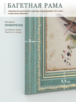 Картина на стену для интерьера на холсте в раме 25*25 см