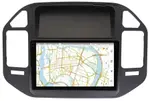Магнитола для Mitsubishi Pajero 3, Montero 3 1999-2006 (рамка черная) - Vaycar VA47-1019-2K на Android 13, Быстрая, 2K QLED, CarPlay, 4G SIM-слот
