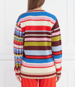 Хлопковый кардиган austero Weekend MaxMara - разноцветная(534605396)